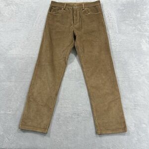 Caterpillar Straight Corduroy Pants Men W 32 Brown Vintage Casual Baggy
